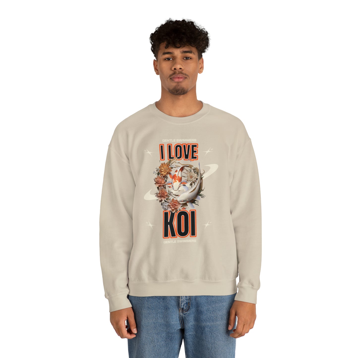 I love Koi - Unisex Heavy Blend™ Hooded Sweatshirt
