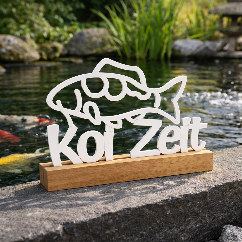 „Koi Zeit“ – die perfekte Deko für echte Koi-Fans