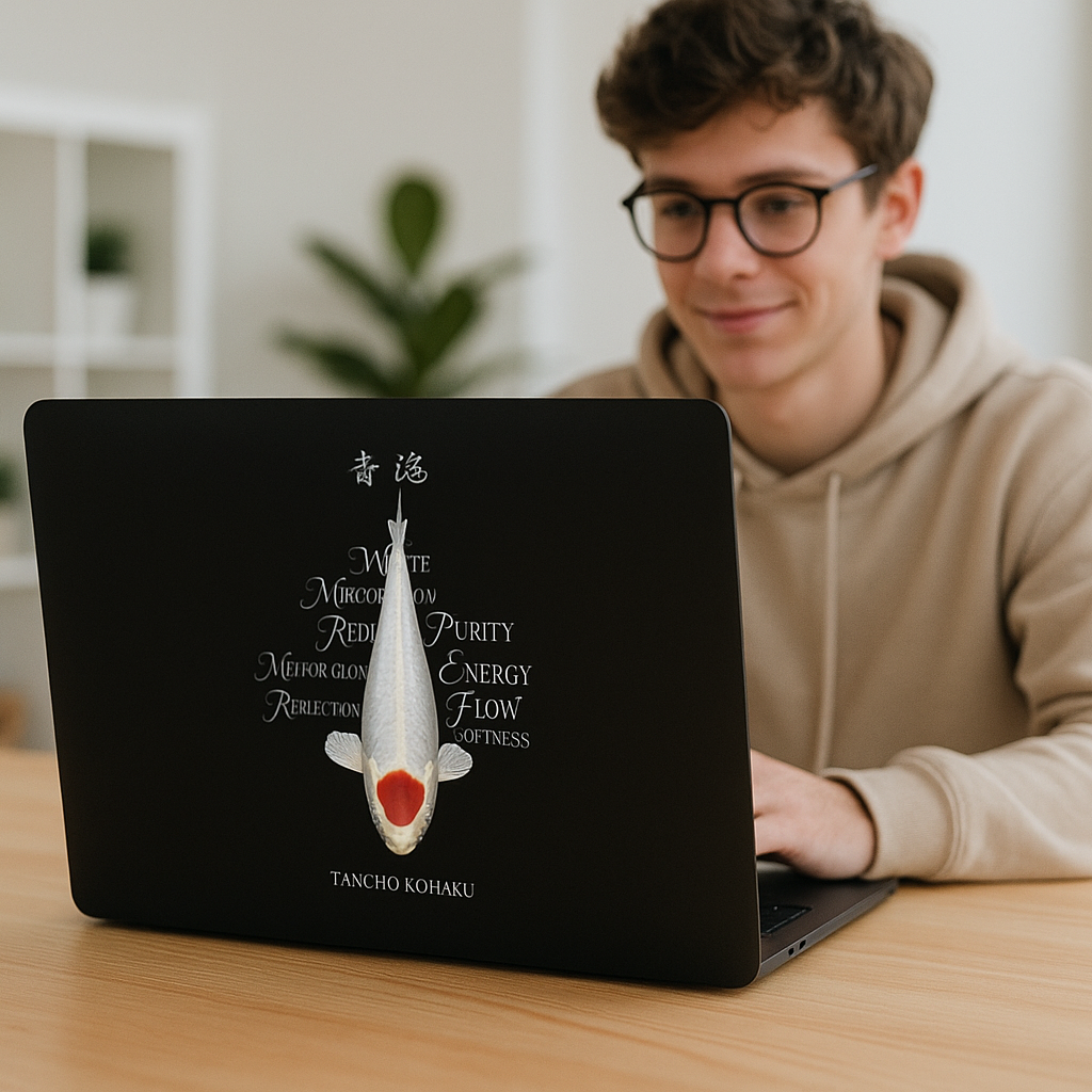 Macbook Hard Case "Tancho Purity" – Kunst und Schutz