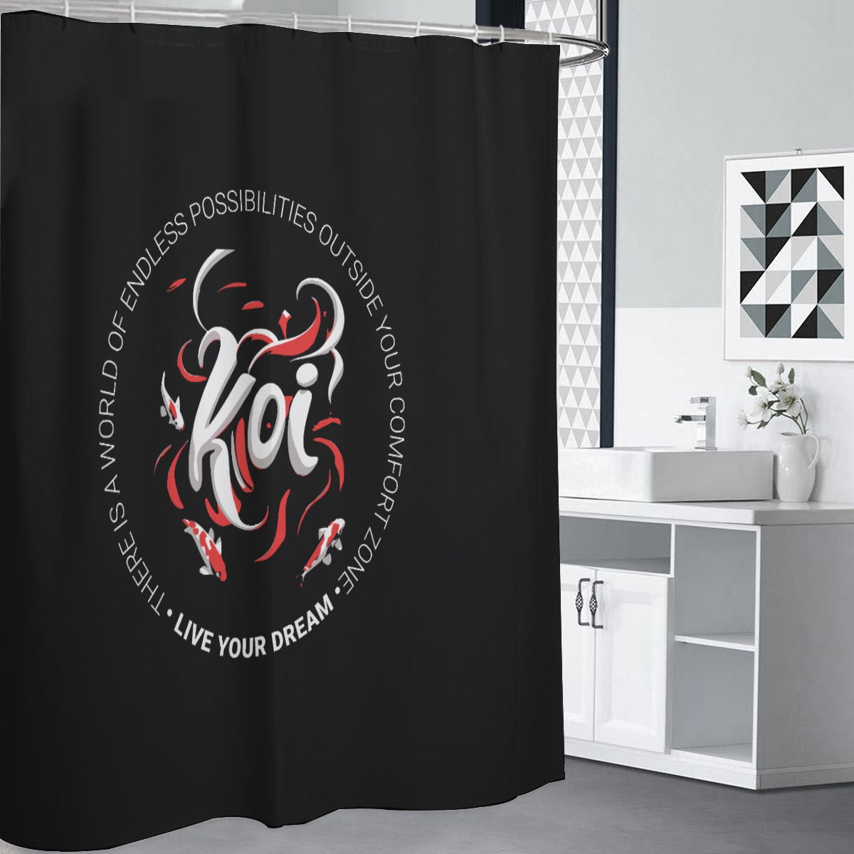 Live your dream - Duschvorhang