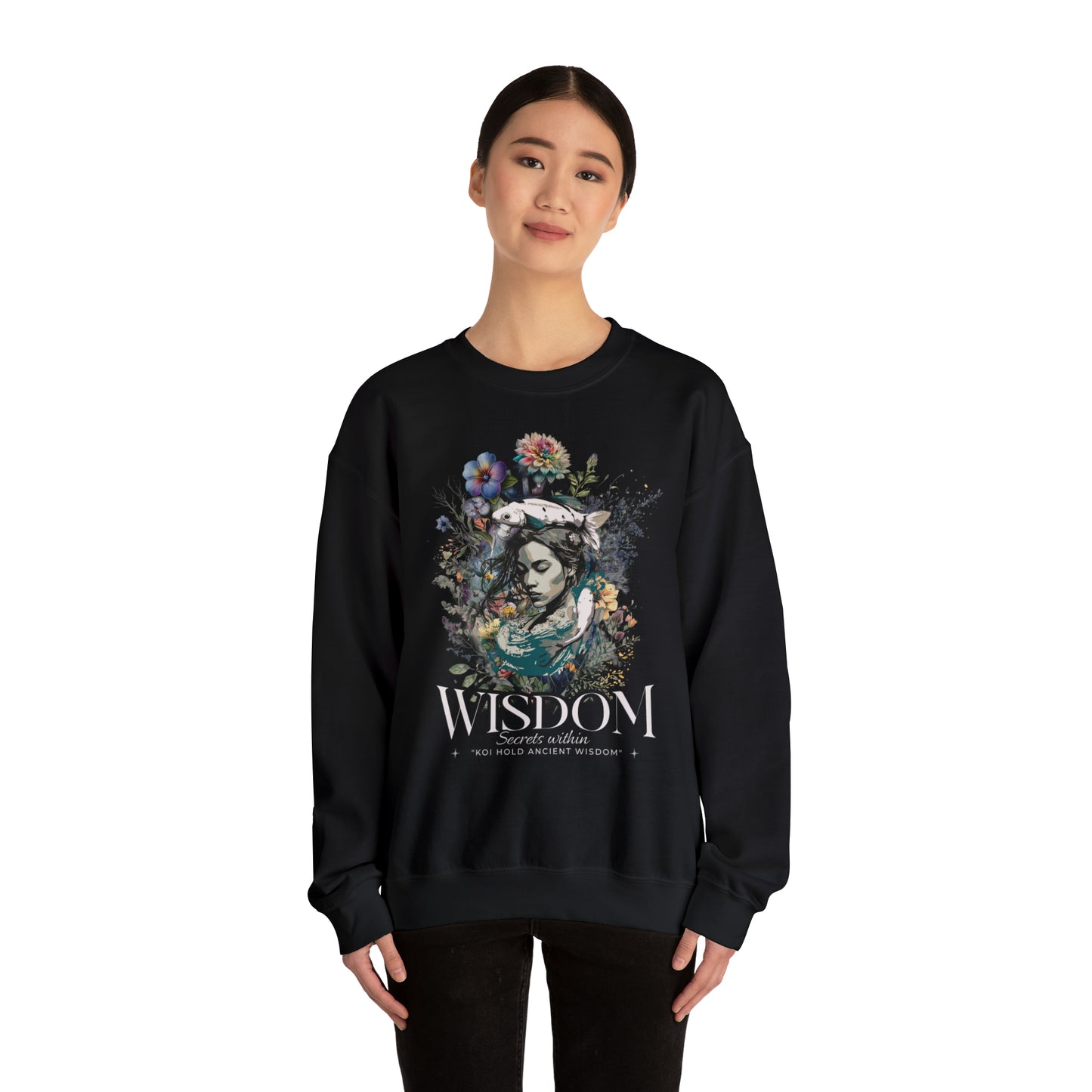 Wisdom - Unisex Heavy Blend™ Crewneck Sweatshirt