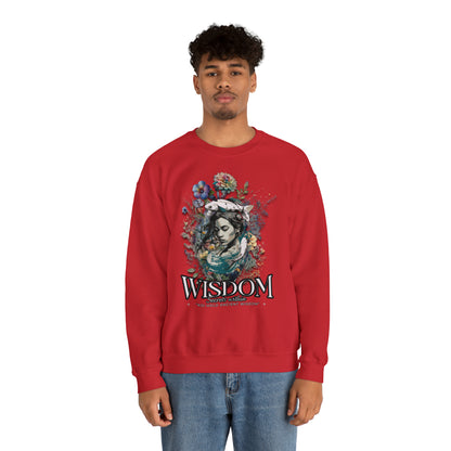 Wisdom - Unisex Heavy Blend™ Crewneck Sweatshirt