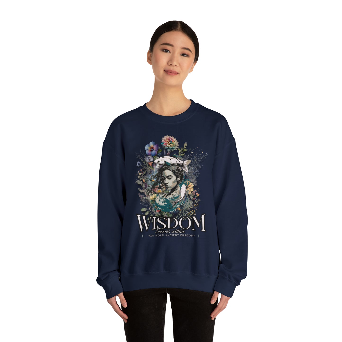 Wisdom - Unisex Heavy Blend™ Crewneck Sweatshirt