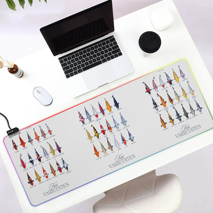 Gamingpad mit transparenten LED RGB für ein magisches Workspace-Erlebnis