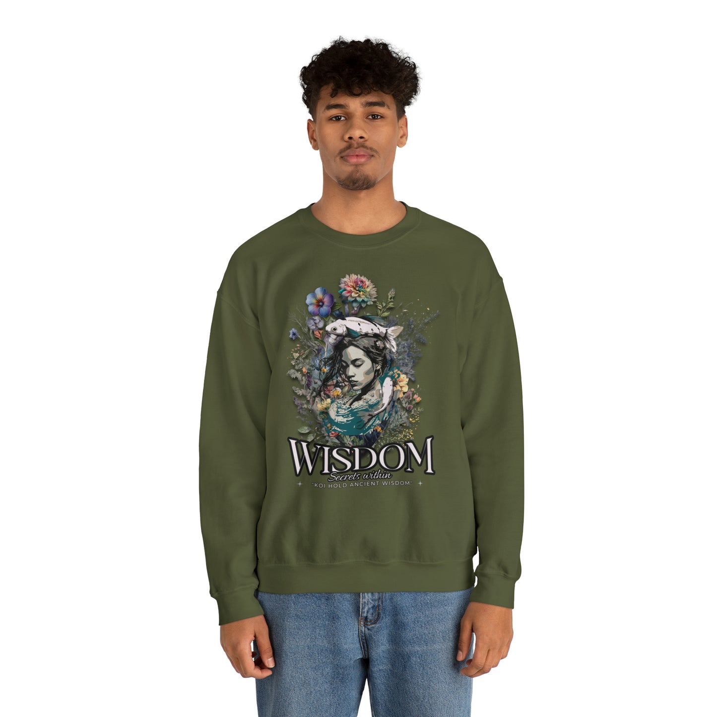 Wisdom - Unisex Heavy Blend™ Crewneck Sweatshirt