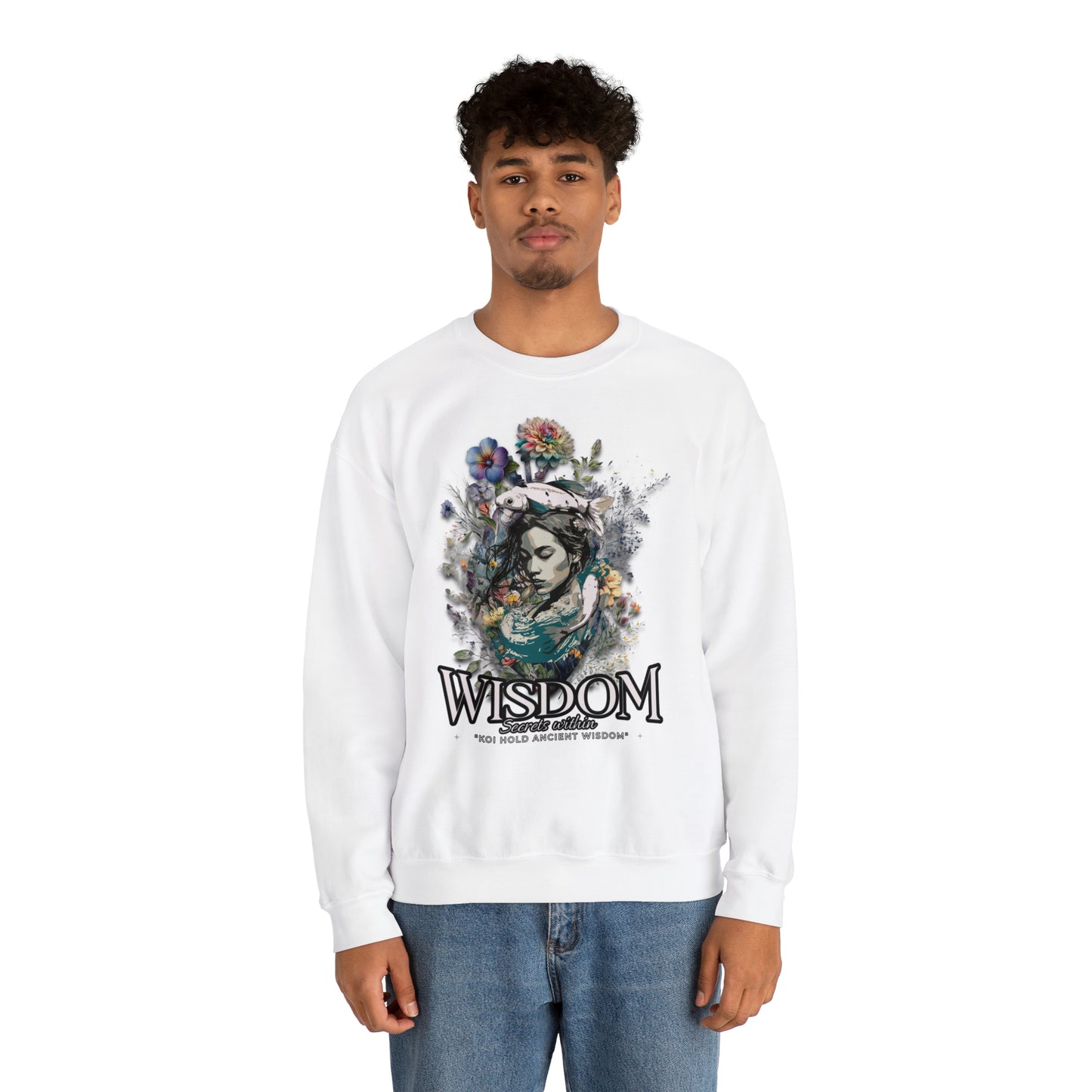 Wisdom - Unisex Heavy Blend™ Crewneck Sweatshirt