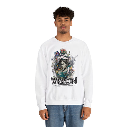 Wisdom - Unisex Heavy Blend™ Crewneck Sweatshirt