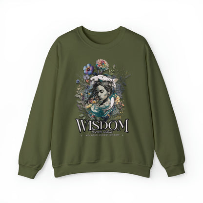 Wisdom - Unisex Heavy Blend™ Crewneck Sweatshirt