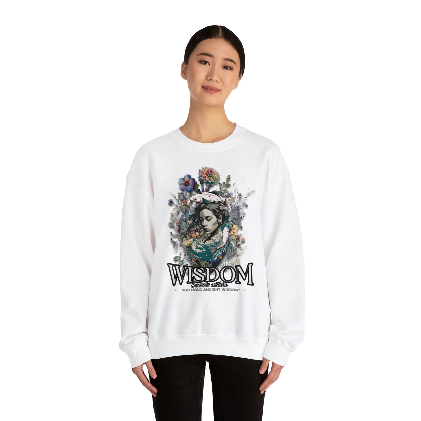 Wisdom - Unisex Heavy Blend™ Crewneck Sweatshirt