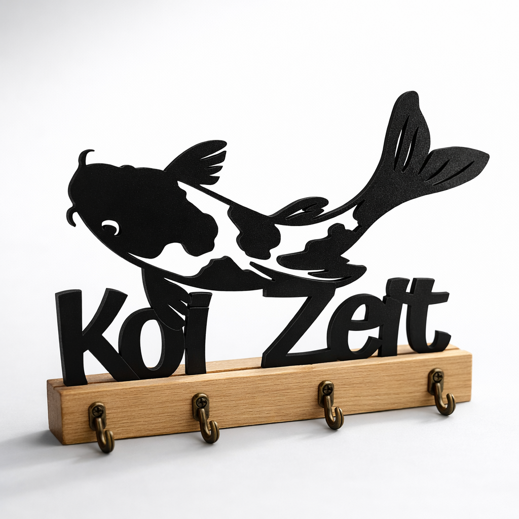 „Koi Zeit“ Schlüsselhalter – Ordnung für echte Koi-Fans
