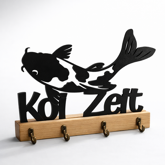 🐟🔑 „Koi Zeit“ Schlüsselhalter – Ordnung für echte Koi-Fans