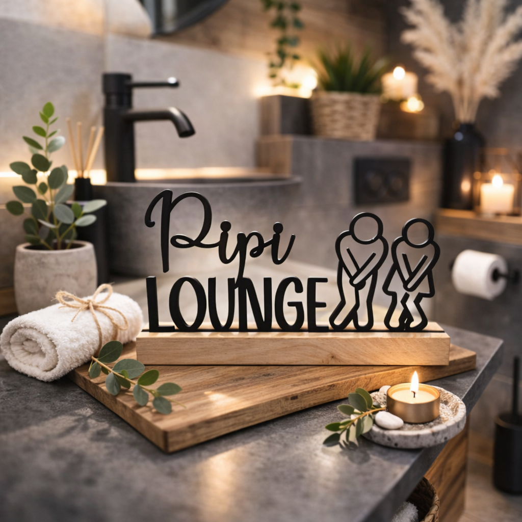 „Pipi Lounge“ – der humorvolle Aufsteller fürs stille Örtchen