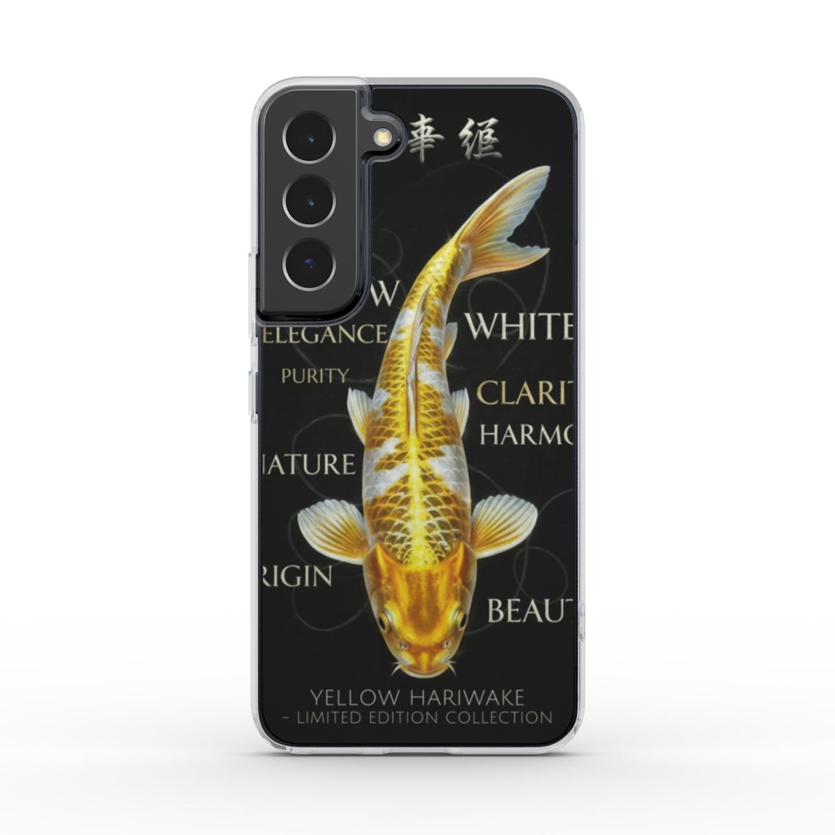 Clear Phone Case Samsung- Yellow Hariwake