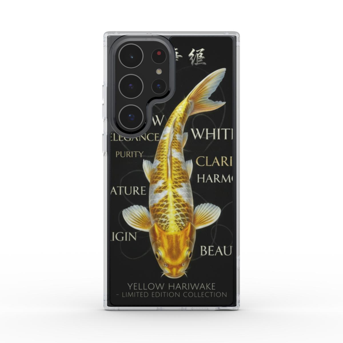 Clear Phone Case Samsung- Yellow Hariwake