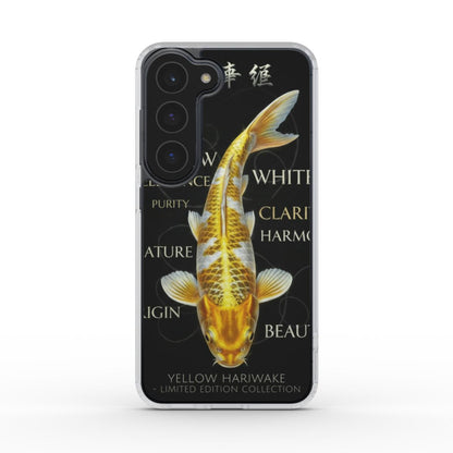 Clear Phone Case Samsung- Yellow Hariwake