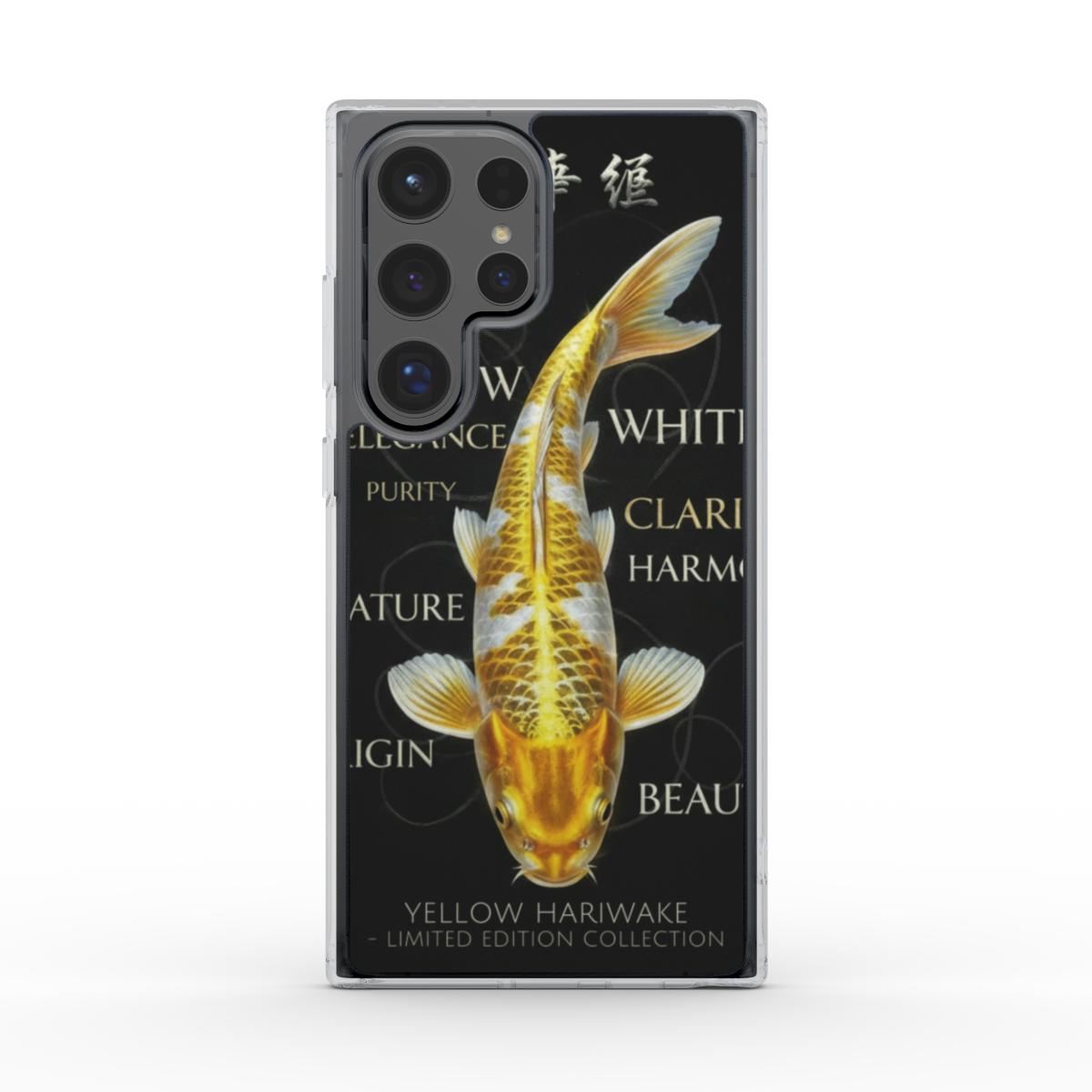 Clear Phone Case Samsung- Yellow Hariwake